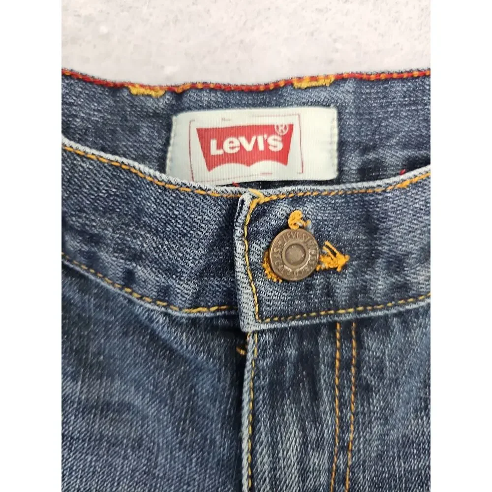 Levi's Boys Zip Fly Button Closure Belt Loops Short 18 Reg Waist 29 Jeans Sports